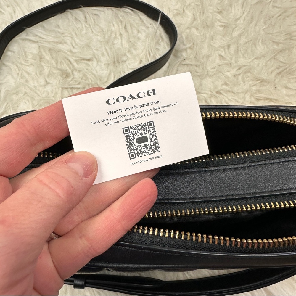 Coach Black Jes Quilted Crossbody Bag - Picture 9 of 14